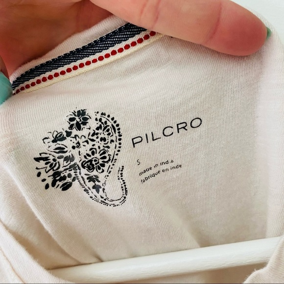 Pilcro by Anthro. Joshua Tree Twist-Back Tank Top Cream Sz Small - Picture 6 of 11